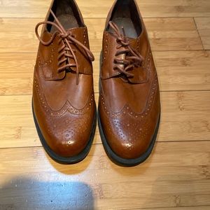 Brown loafers men size 9